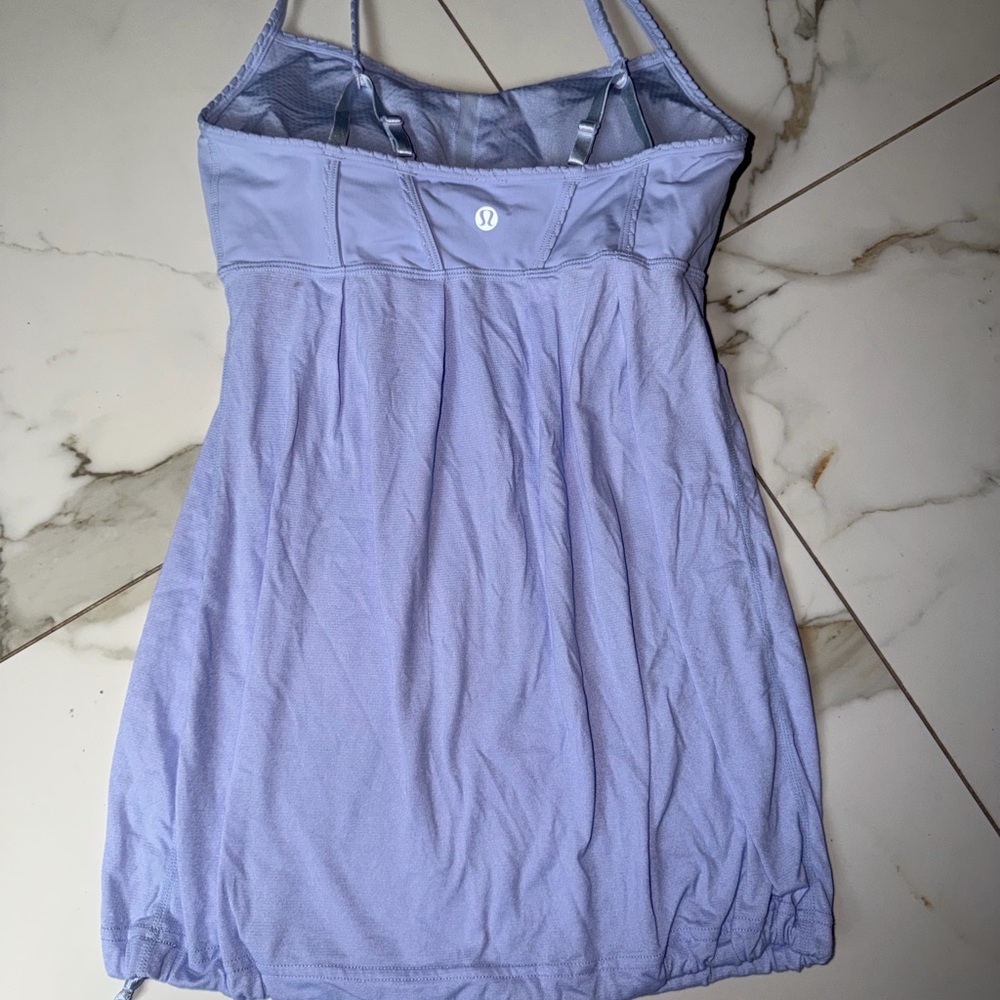 Lululemon Lavender Built-In Bra Tank Dress